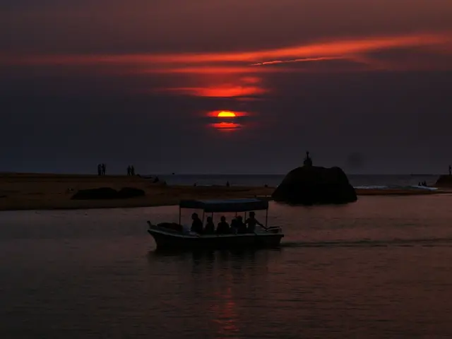 Denmark's Scenic Journey Towards Sunset
