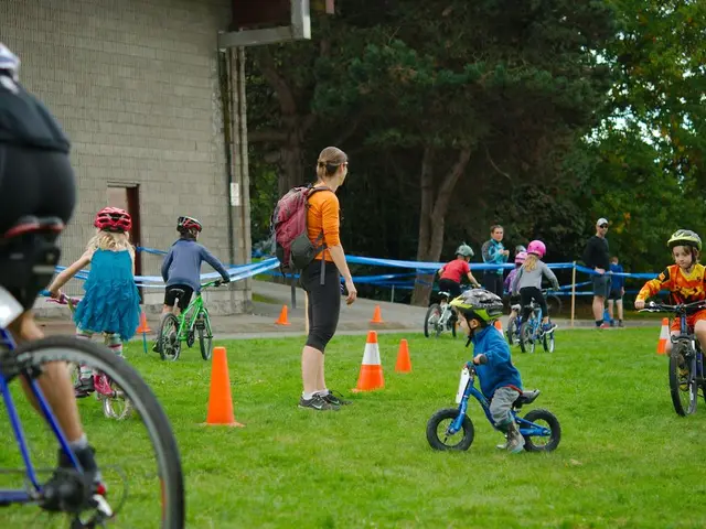 Most optimal strategy for biking with children on board