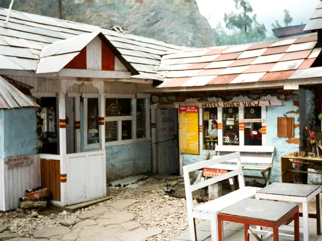 Underground dwelling, decked out in a blend of Roman villa and Hobbit house aesthetics, now...